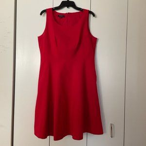 Lafayette 148 Red Swing Dress NWOT